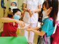 Trường mầm non Tân Quang đã tích cực tuyên truyền Chiến dịch Truyền thông phòng chống COVID-19 “2K+”.
